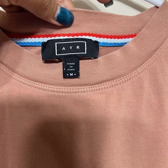 Ayr Crewneck Short Sleeve Tee The Little Tee Medium Women - Picture 5 of 5